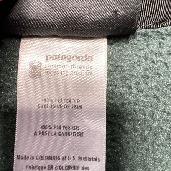 Patagonia Synchilla Jacket Men's XL Green Full Zip Fleece Nat Geo Gorpcore - Picture 4 of 9